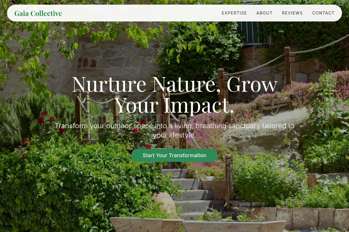 Evergreen Garden Design