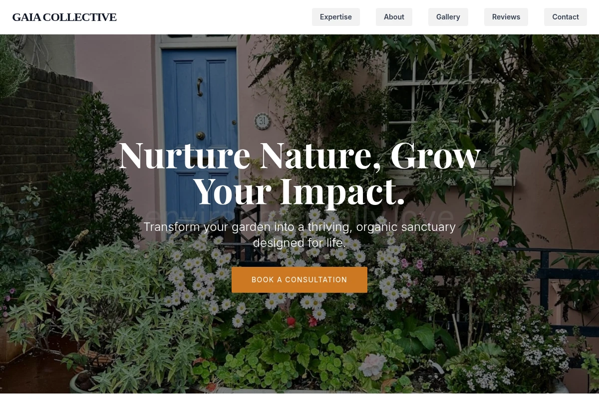 Organic Garden Design