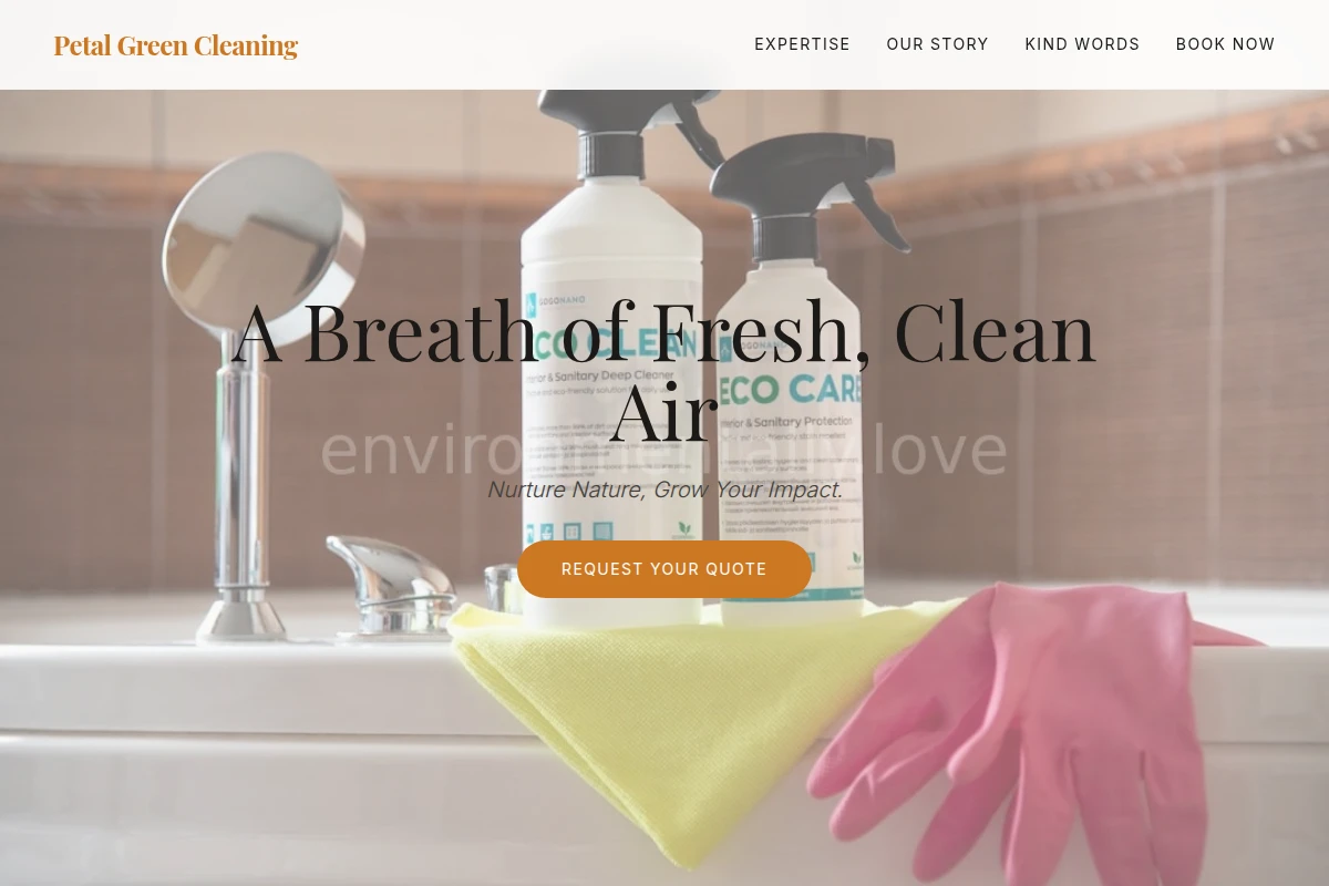 Petal Green Cleaning